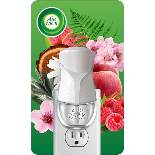 Air Wick plug in Scented Oil Warmer, White, 1 Count, Essential Oils, Air Freshener