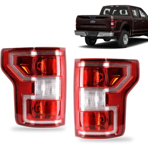 Tail Light Compatible With 2018-2020 Ford F150 Rear Light Taillights Left and Right Driver and Passenge Side Replace JL3Z13405H JL3Z13404H