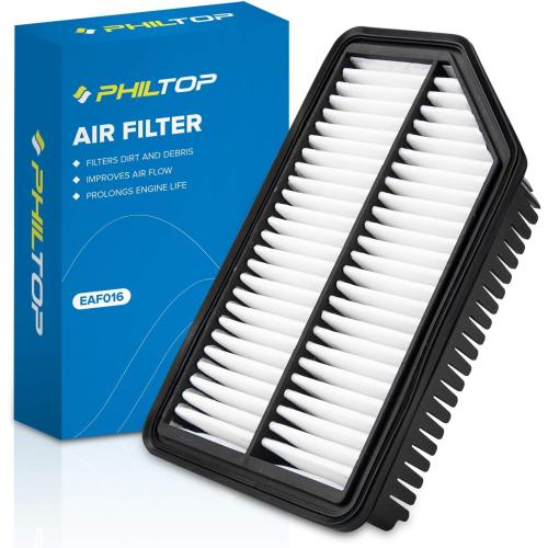 PHILTOP CA11206 Engine Air Filter for Kia, Hyundai | for Kia Soul 2012-2019, Rio 2012-2017,Hyundai Accent/Veloster 2012-2017,Car Accessories
