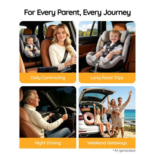 Babyvue USB Baby Car Camera, Backseat Monitor Car Seat Mirror | 1080P HD Easy Install, Auto IR Night Vision, 360° Rotating for Rear-Facing Kids Infant & New Parents(White)