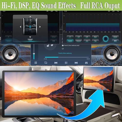 4 64G Android 14 Car Stereo Radio fits for 1994–2002 Dodge Ram 1500 2500 3500 for Cirrus 1995-2000 for Chrysler Town & Country 1990-2000 6.8 Touch Screen Car Stereo with CarPlay Android Auto GPS WiFi