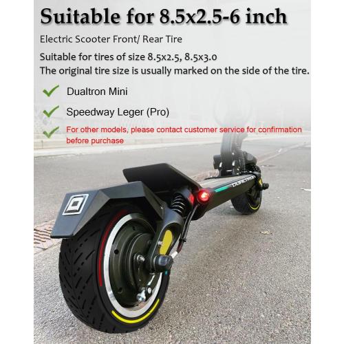 8.5x2.5 Inch Solid Scooter Tire Replacement for Dualtron Mini & Speedway Leger/Pro Electric Scooter Front/Rear Wheel, 8.5 x3 8 1/2 x2.5 Highway solid tire, Anti-slip & Explosion-proof