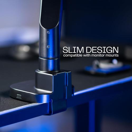 VIVO Large 60 x 30 inch Full Size Desk Pad with RGB Lighting for Office Ambience and Immersive Gaming, Oversized Mouse Pad Table Top Cover, 12 Color Modes, Non-Slip Base, Black, DESK-PAD60-30
