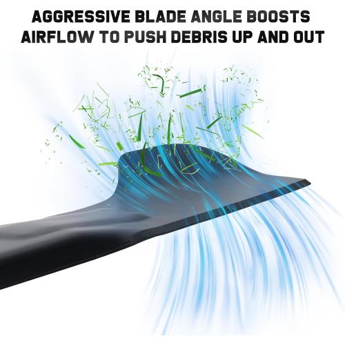 Cub Cadet 46 inch Mower Blades for 942-04244A MTD Cub Cade XT1 XT2 LT46 LTX1045 LTX1046 RZT L46 46 Deck Lawnmower Replace for 942-04290 942-04244 742-04244 High-Lift (2 Pack)