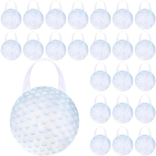 Shihanee 24 Pcs Golf Party Favor Bags Ball Themed Party Non Woven Goodie Candy Bags Sport Game Treat Handbags Golf Gift Handbags for Sports Theme Parties Supplies