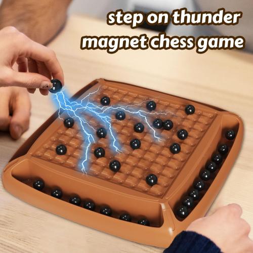 Magnet Game, Magnetic Game Board Games for Kids 8-12 and Adults, Magnet Chess Set Family Games Ideal for Family and Friend Games Night, 2-4 Players