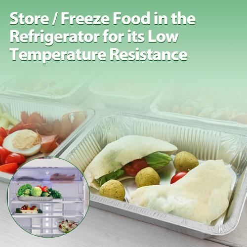 Aluminum Foil Pans 10 Pack, 9x13 , Disposable Full Size Small Food Containers for Roasting, Restaurants, Cooking, Heating, Buffets