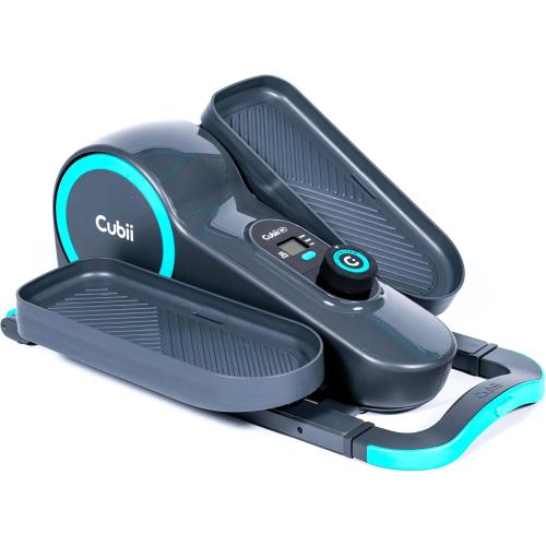 Cubii GO Aqua - Compact Whisper Quiet Under Desk Elliptical with LCD Monitor, Adjustable Resistance, Portable Design with Telescopic Handle & Wheels - missing screw