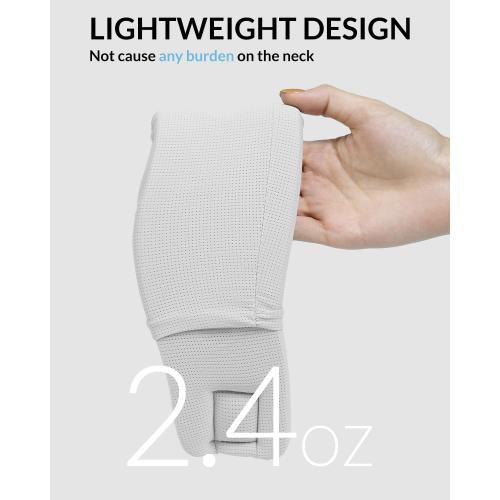 Ice Silk Neck Brace - Soft, Breathable Cervical Collar for Pain Relief & Posture Correction - Washabel Anti-Snoring Support for Comfortable Sleep - Ideal for Office Workers