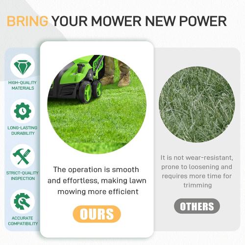 2 Pack Mower Ultra High-Lift Blade Replaces OEM 742-05177 742P05177 742P05528 Compatible with Cub Cadet MTD XT1-LT42 XT2-LX42 42 inch Deck Lawn Mower