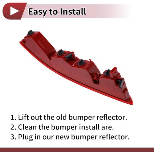 1 Pc Rear Right Bumper Reflectors No.8UD945096 Bumper Reflector Side Marker for Audi Q3 2016-2018