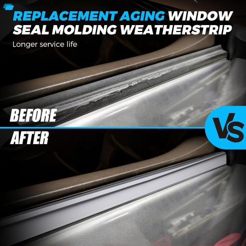 Chrome Window Weather Stripping For Honda Civic 2012 2013 2014 2015, For Honda Civic Window Trim Molding, 72450-TR0-A01 72410-TR0-A01 72950-TR0-A01 72910-TR0-A01