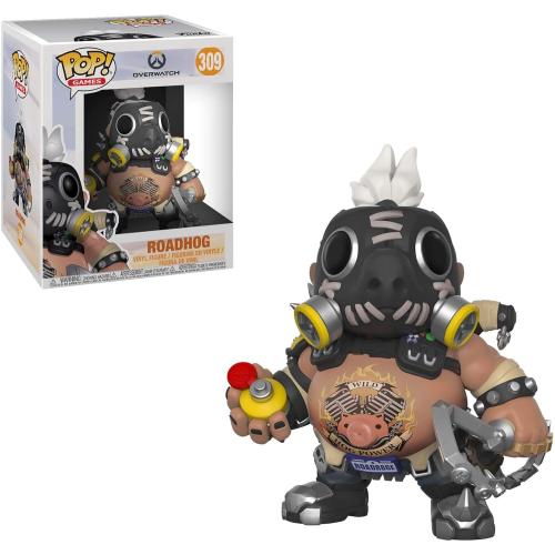 Funko Pop Games: Overwatch-6” Road Hog 6” Roadhog, Multicolor