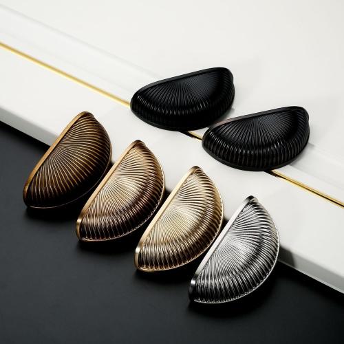 Asidrama 10 Pack 3 Inch(76mm) Brushed Brass Kitchen Cabinet Handles, Bin Cup Cabinet Pulls Gold Kitchen Cabinet Hardware for Cupboard Drawer Pulls