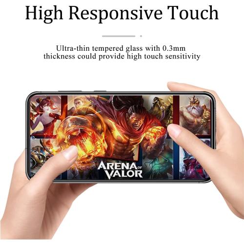 KAREEN 2 Pack Privacy Screen Protector for Samsung Galaxy S23 5G 6.1-inch | Anti Spy Private Tempered Glass Film, Support Fingerprint Unlock, Anti-Scratch, Bubble Free