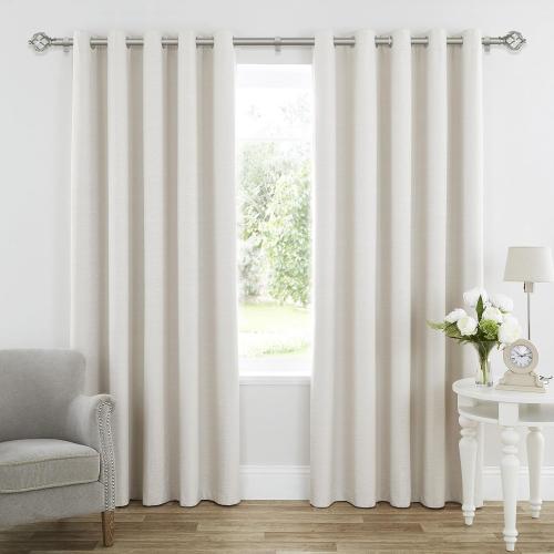 KAMANINA Silver Curtain Rod 32 to 58 Inch(2.6-4.8ft), Adjustable Curtain Rods for Windows 28 to 48 Inch, 3/4 Inch Splicing Drapery Rods with Twisted Cage Finial