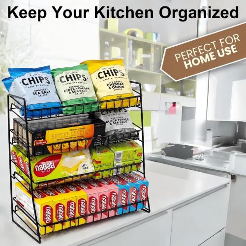 Candy Display Rack Countertop, Upgraded Snack Rack Display Stand