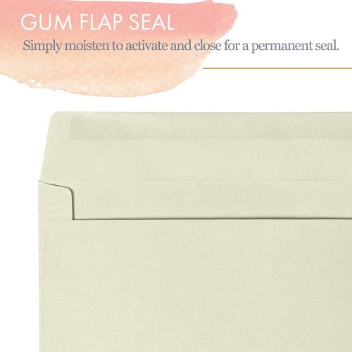 A4 Envelopes - 48-Pack Colored Invitations, 4x6, Pastel Colored, 4 1/4 x 6 1/4 Inches, 6 Warm Pastel Colors