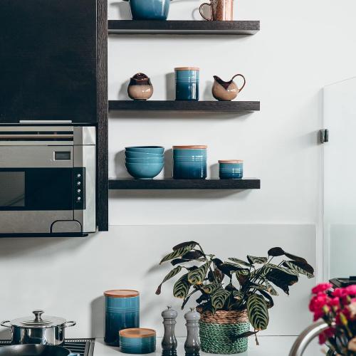 34 Inch Heavy Duty Blind Wall Mount Floating Shelf Bracket - Hidden Shelf Bracket with 150 LB Weight Capacity -3/4 Inch Solid Steel Support Rods