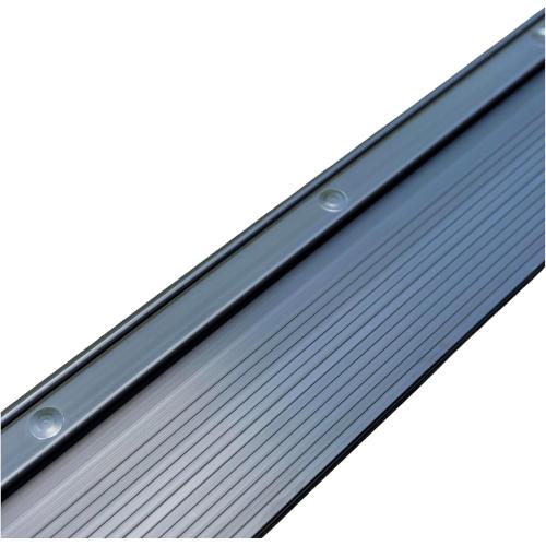 Adjustable Aluminum Door Threshold Composite Sill Inswing 36 Waterproof Heavy Duty Commercial and Residential Many Sizes Available Black (5 3/4 Width 2x4 Wall 36 Length Black)