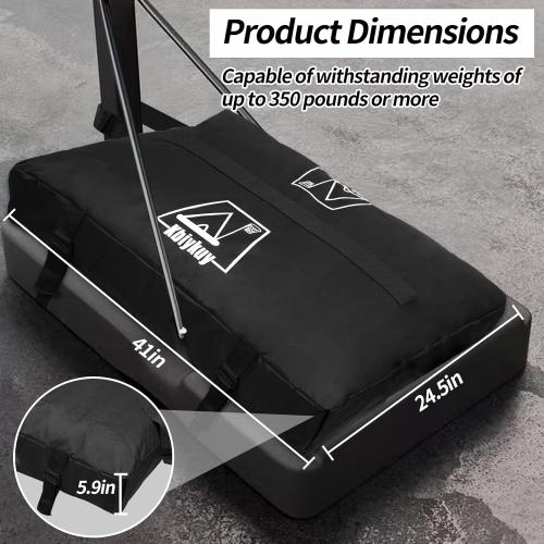 Basketball Hoop Base Weight Bag, Heavy-Duty Weighted Anchor, Made of 1860d Oxford Fabric, Suitable for Various Portable Hoops
