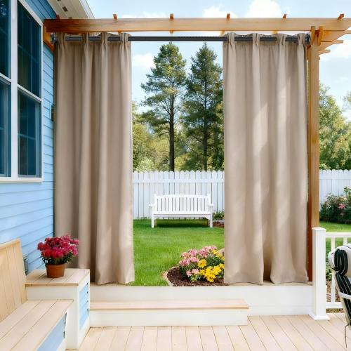 Tension Curtain Rod 51-166 Inch(4.25-13.83Ft), Extra Long Outdoor Tension Rod for Patio Window, No Drill Dual-End Adjustable Spring Shower Rod, Rust Proof Easy to Install, Rod Diameter 1.26In, ***White***