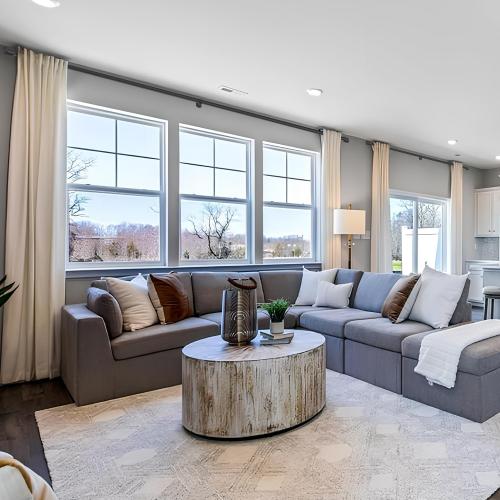 1 1/8 Inch Diameter Curtain Rods, 72-144” Telescoping Large Single Window Drapery Rod Heavy Duty With Adjustable Modern Brackets, Matte Black