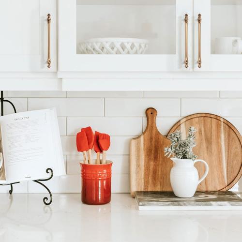 Asidrama 6 Pack 10 Inch(254mm) Champagne Bronze Kitchen Cabinet Handles, Cabinet Pulls Kitchen Cabinet Hardware for Cupboard Drawer Pulls