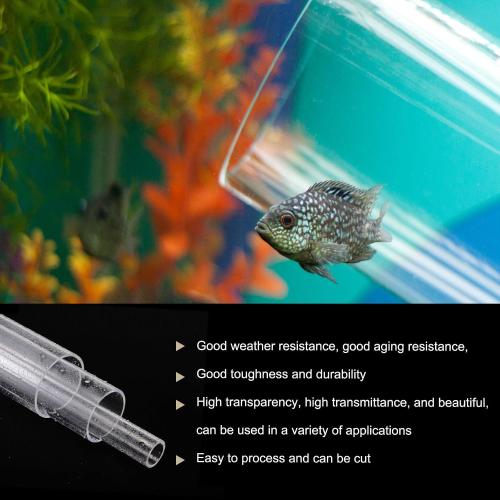 18 Clear Plastic Rigid Pipe 44mm ID x 50mm OD (1 3/4 ID x 2 OD) Acrylic Round Polycarbonate Tubing, [for Plumbing, Hydraulics, Aquarium]