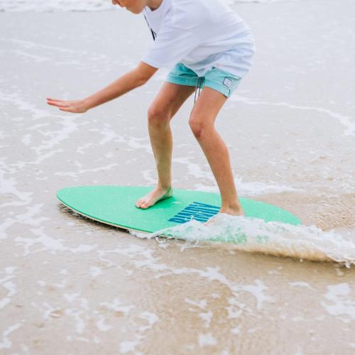 BINDY Australia Skimboard for Beach Kids with Storage Travel Bag - 41” Beginner to Intermediate Wooden Skim Board - Kids Beach Skim Boards for Beginners Durable, Lightweight Wood Body Board with EVA Grip Pad