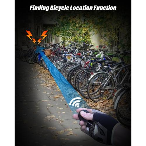 Black Wind&Moon Electric Bike Bell, 80-130DB Anti-Theft Alarm Adjustable Bike Horn, IPX6 Waterproof with USB Rechargeable Scooter Horn, Bicycle Bell, Warning Horn (Remote Control 4 Tones, 4 Tones, 1 Tone)