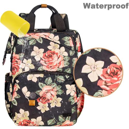 Hap Tim Carry on Backpack for Travel, Womens Laptop Backpack, Travel Backpack for Women, Work bag, Nurse Backpack, Nurses Week Gifts for Women（7651-BF）