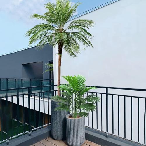 Beebel 30 Artificial Palm Plants Leaves Tropical Greenery Bush Imitation Faux Fake Palm Tree Leaf for Home Kitchen Party Flowers Arrangement Wedding Decorations