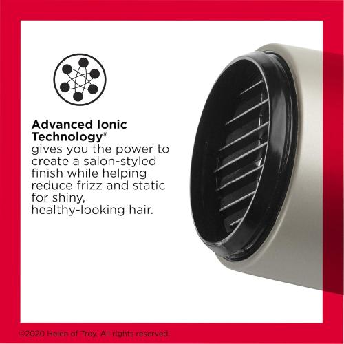 REVLON Turbo Hair Dryer | 1875 Watts of Maximum Shine, Fast Dry (Silver)