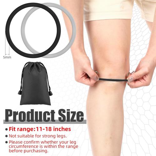 Foilswirl Patella Knee Band Basketball Knee Strap,4,Black and Gray,M