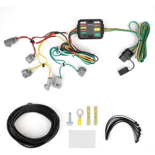 4 Pin Trailer Wiring Harness Compatible with Toyota Tacoma 2016-2023 Replacement for 56349