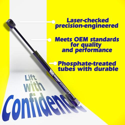 Tuff Support 2 Pieces (Set) Rear Tailgate Lift Supports (Models Using (2) Struts) 1989-1997 Geo Tracker, Suzuki Sidekick, 2002-2006 Suzuki XL-7 (22.75 Inches Extended)