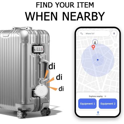 1Pcs GPS Tracker for Kids, Bags,Wallet, Luggage and More,Smart Waterproof GPS Tracker,Keys Finder and Phone Finder,Dog Bluetooth Tracker, Portable Bluetooth Anti-Lost Device,App Control