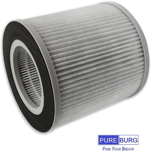 PUREBURG Replacement Filter Compatible with Proscenic A8 Air Purifier, H13 True HEPA Activated Carbon 2-in-1 3-Stage Filtration Air Clean Dust VOCs,2-Pack