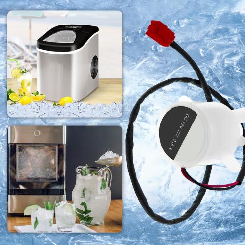 HZB-12A/25BF ZLWB-12 Ice Maker Machine Water Pump Fits for Household Small Bullet Ice Machine HZB-25BF/ HZB-13F/ HZB-20FA/ HZB-50A/ HZB-20F/ HZB-5/0 HZB-80/ HZB-60