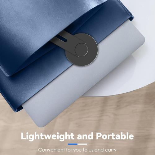 CloudValley Magnetic Laptop Phone Holder, Adjustable Continuity Camera Mount Compatible with MagSafe & for iOS 16 / macOS 13 Ventura, Slim Portable Computer Expansion Bracket for Smartphone, Black