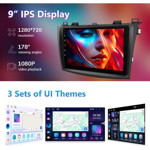 Eonon Car Stereo MODELO M3BLA12 OS ANDROID 12 RAM 2GB STORAGE 32GB SCREEN SIZE 9 Q LED TOUCHSCREEN