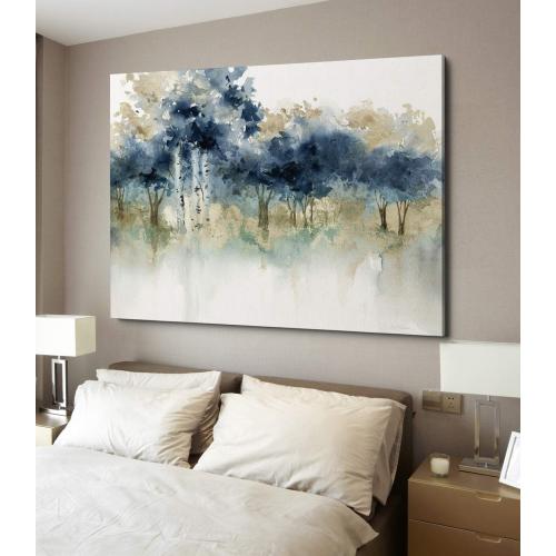 Wexford Home Waters Edge I - Gallery Wrapped Canvas Art Print, Multicolor ( see the pictures for damage )