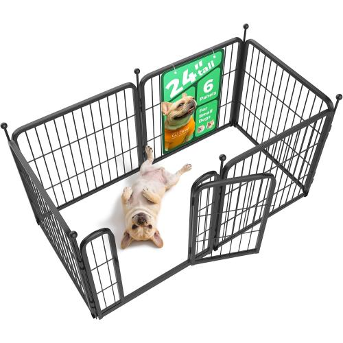 FXW Rollick Unleashed Dog Playpen for Indoor, Yard, RV Camping, 24 inch 6 Panels for Small and Puppy Dogs│Patented‼️used all hardware may not be available ‼️