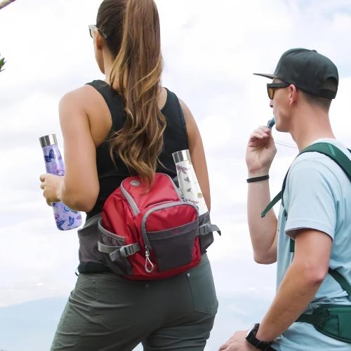 16 oz Butterfly Stainless Steel Water Bottle, Leak Proof Cola Shape Thermo, Insulated Sports Flask Travel Coffee Mug Cup Tumbler, Gifts for Woman Animal Lovers