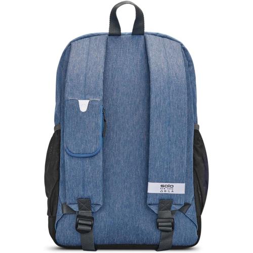 Solo New York Re:Port Laptop Backpack, Made from Recycled Materials, Out of the dark Blue, Fits Up to 15.6 Laptop