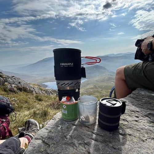 Fire-Maple Fixed Star 1 Backpacking and Camping Stove System | Outdoor Propane Cooking Gear | Portable Pot/Jet Burner Set | Ideal for Hiking, Trekking, Fishing, Hunting Trips and Emergency Use