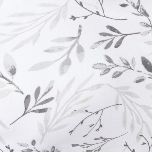 Boppy Total Body Pregnancy Pillow, Gray Scattered Leaves, Supportive Pregnancy Body Pillow for Versatile Full Body Use, Contoured Shape at All Stages