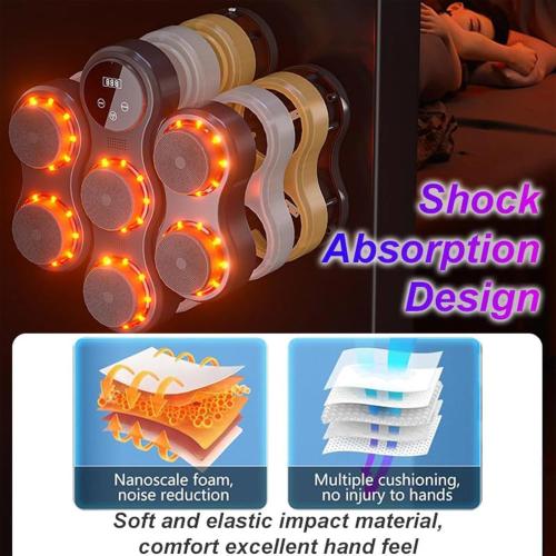 Smart Music Boxing Machine for Adults & Kids - Wall Mounted Boxing Machine with LED Lights, 9 Speed Modes, 2 Gloves & Extra Straps - Type-C Charging - Home & Gym Boxing Equipment