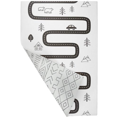 Baby Care Play Mat (Large, Nordic Trails - Tribal) 82'' x 55'' Original One-Piece Reversible Rollable Waterproof Play Mat for Infants, Babies, Toddler, and Kids